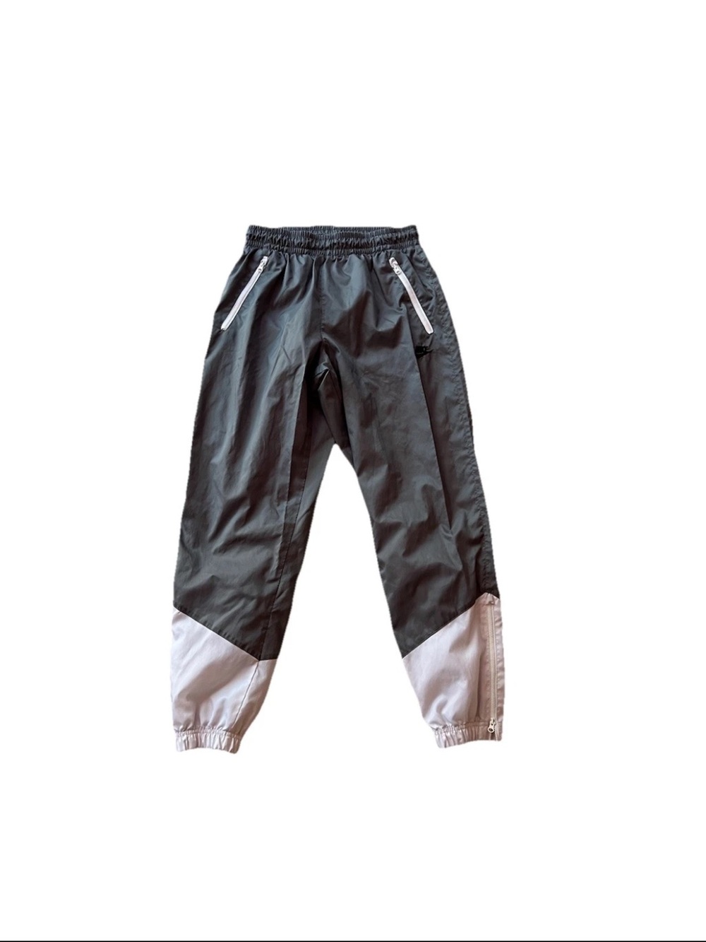 Nike Men's Windrunner Woven Lined Pants Gray / White Size Medium